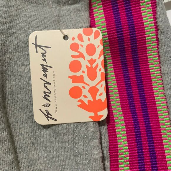 Free People Movement Womens Prep Time Heather Gray Sweatpants Track Pants Small - Picture 5 of 8